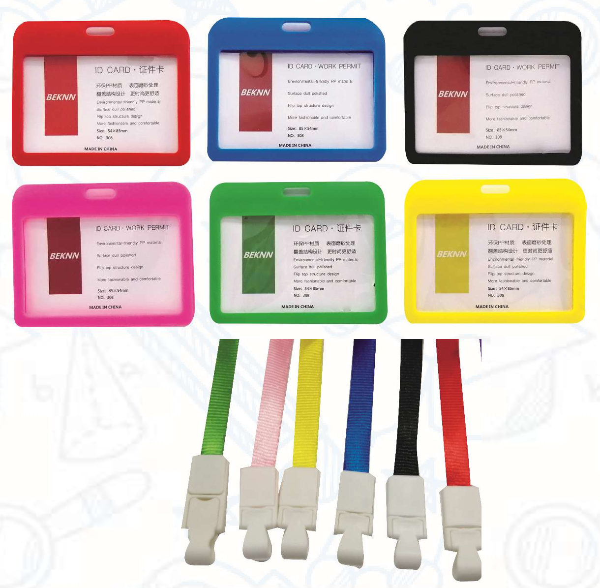 Imagen de Porta gafete C/Hilo 23568-1