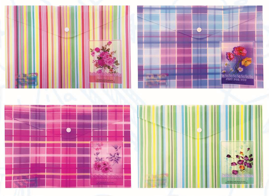 Imagen de Sobre de plástico surtido A4 6995 C/12